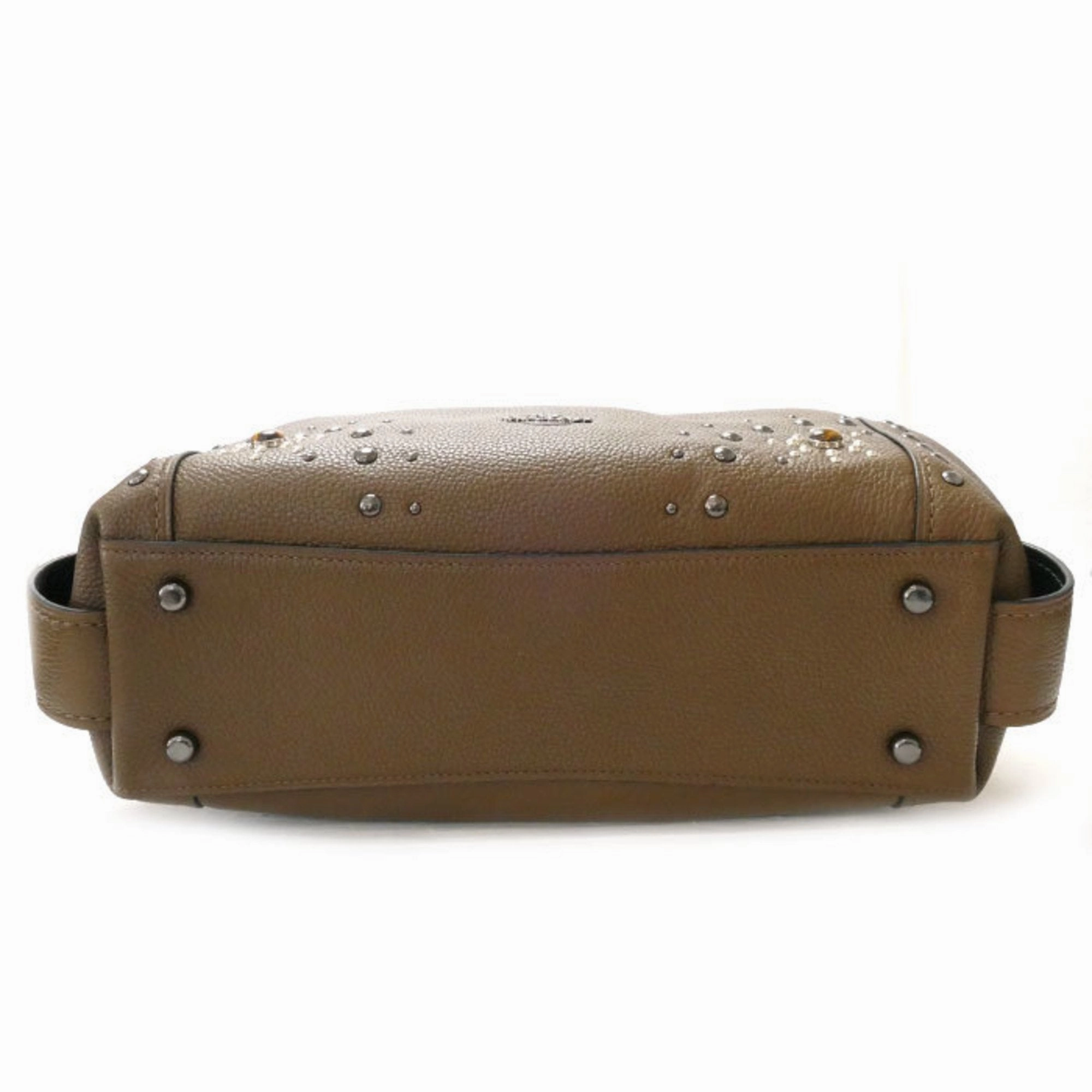 Coach Edie  Leather Shoulder Bag (Pre-Owned)
