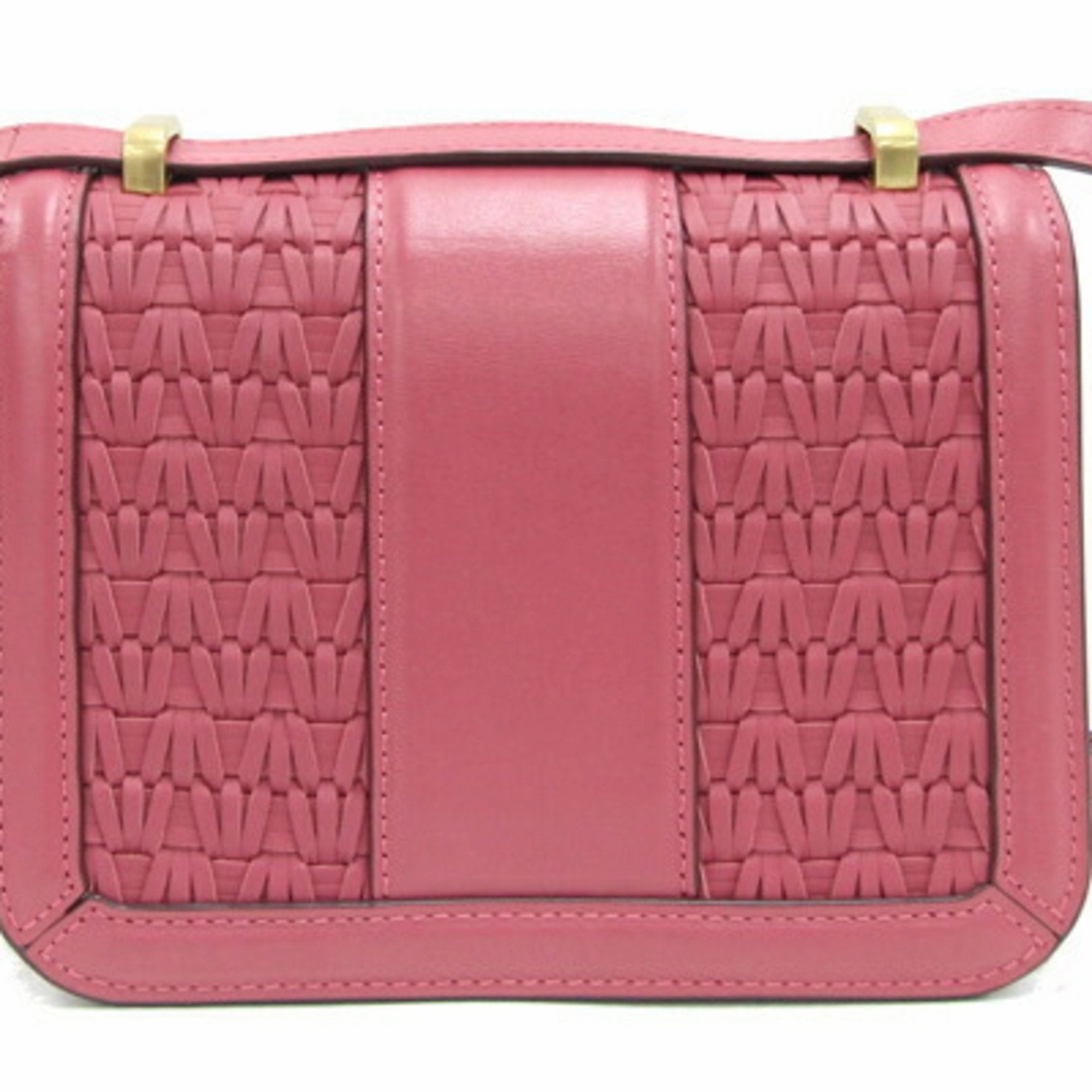 Coach Leather Pochette Shoulder Bag (Pre-Owned)