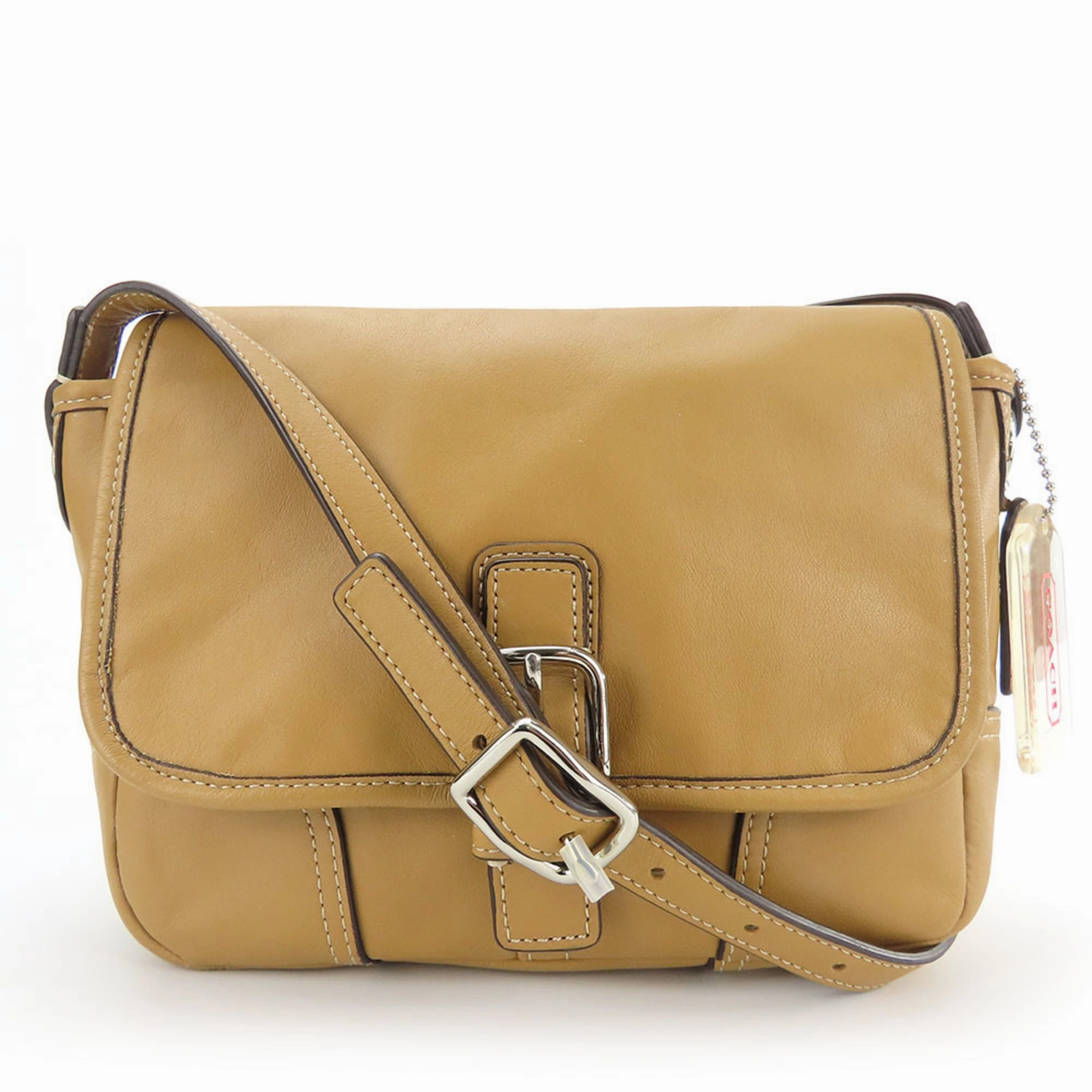Coach  Leather Pochette Shoulder Bag (Pre-Owned)
