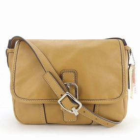 Coach  Leather Pochette Shoulder Bag (Pre-Owned)