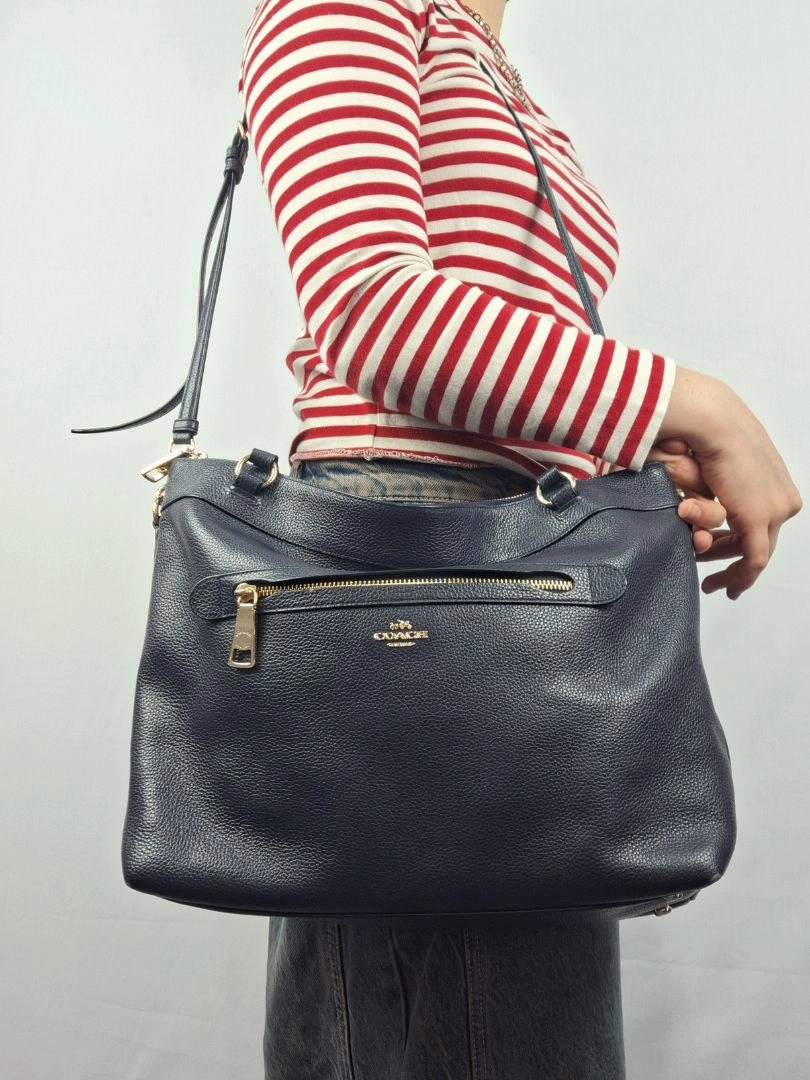 Coach Navy Tyler Everyday Work Essential Bag
