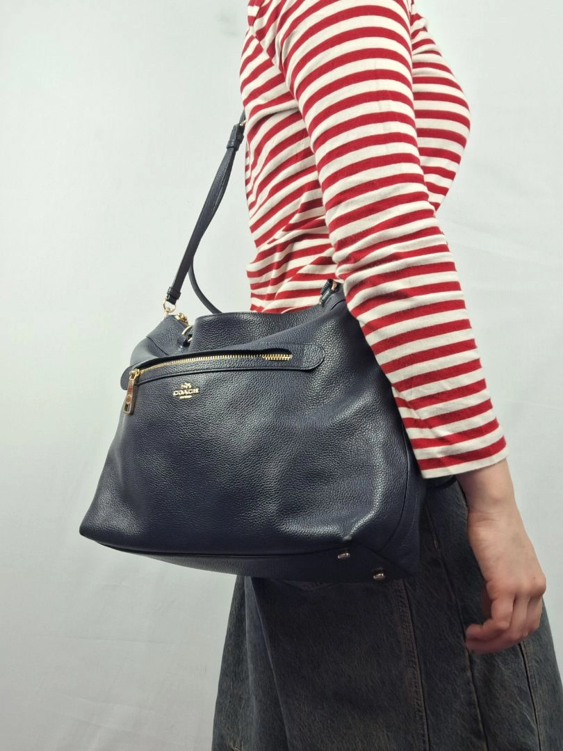 Coach Navy Tyler Everyday Work Essential Bag