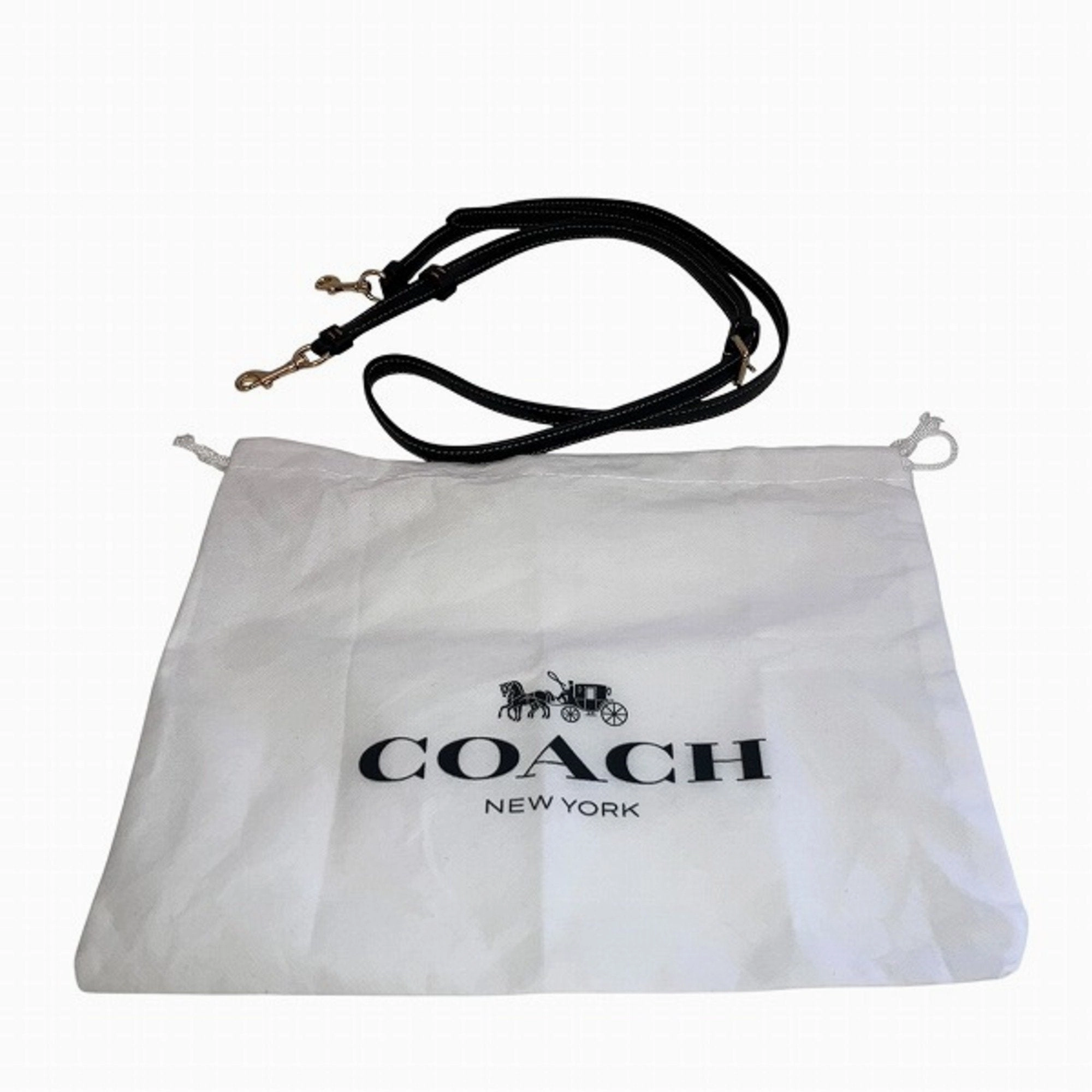 Coach Pvc Leather Shoulder Bag (Pre-Owned)