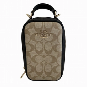 Coach Pvc Leather Shoulder Bag (Pre-Owned)