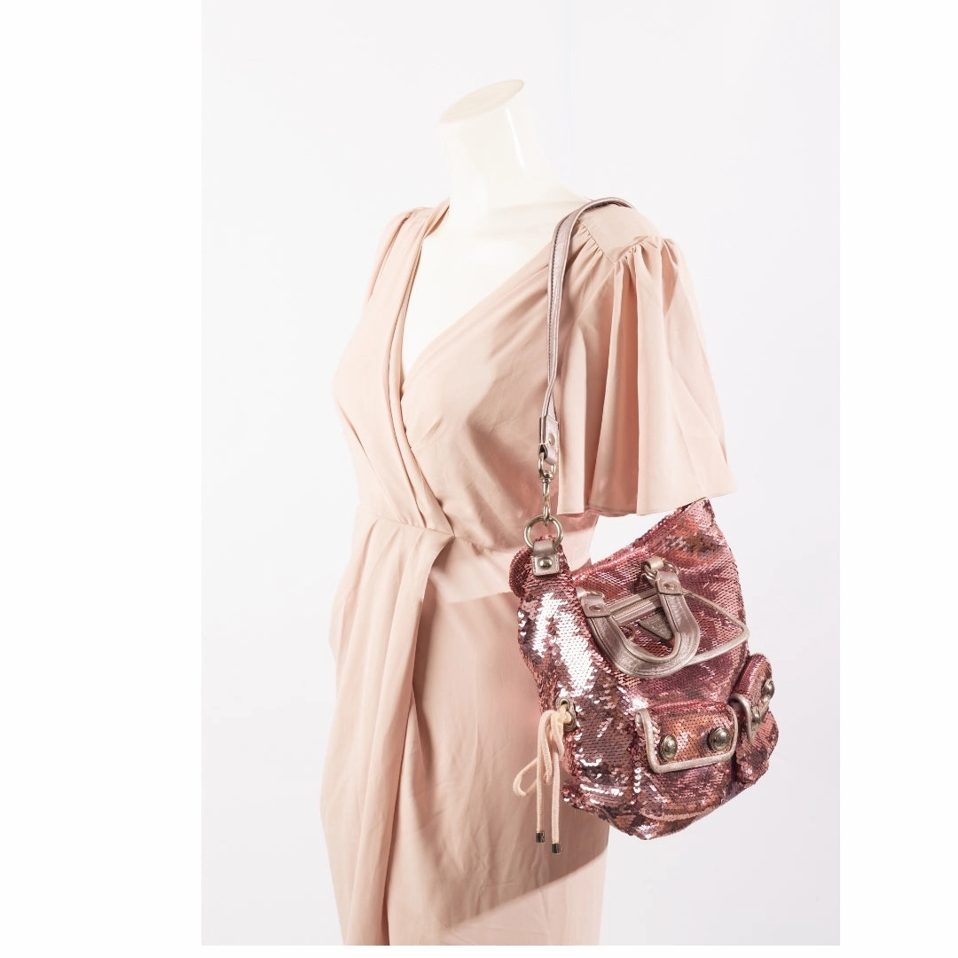 Coach Sequin Spotlight Pocket Shoulder Bag