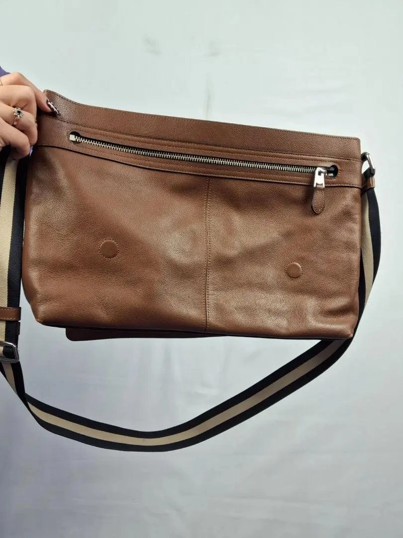 Coach Soft Leather Messenger Bag Size One Size