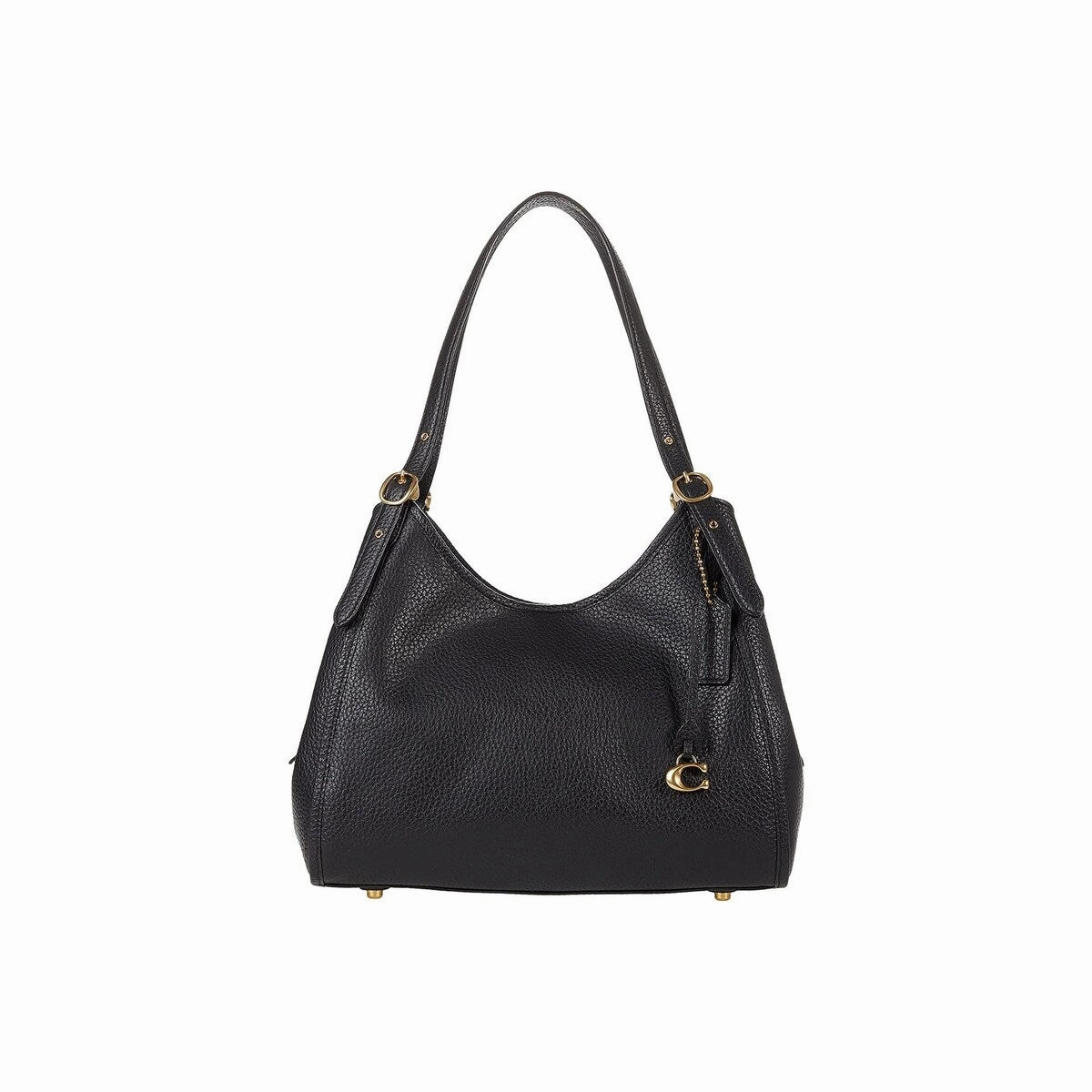 COACH Soft Pebble Leather Lori Shoulder Bag Black