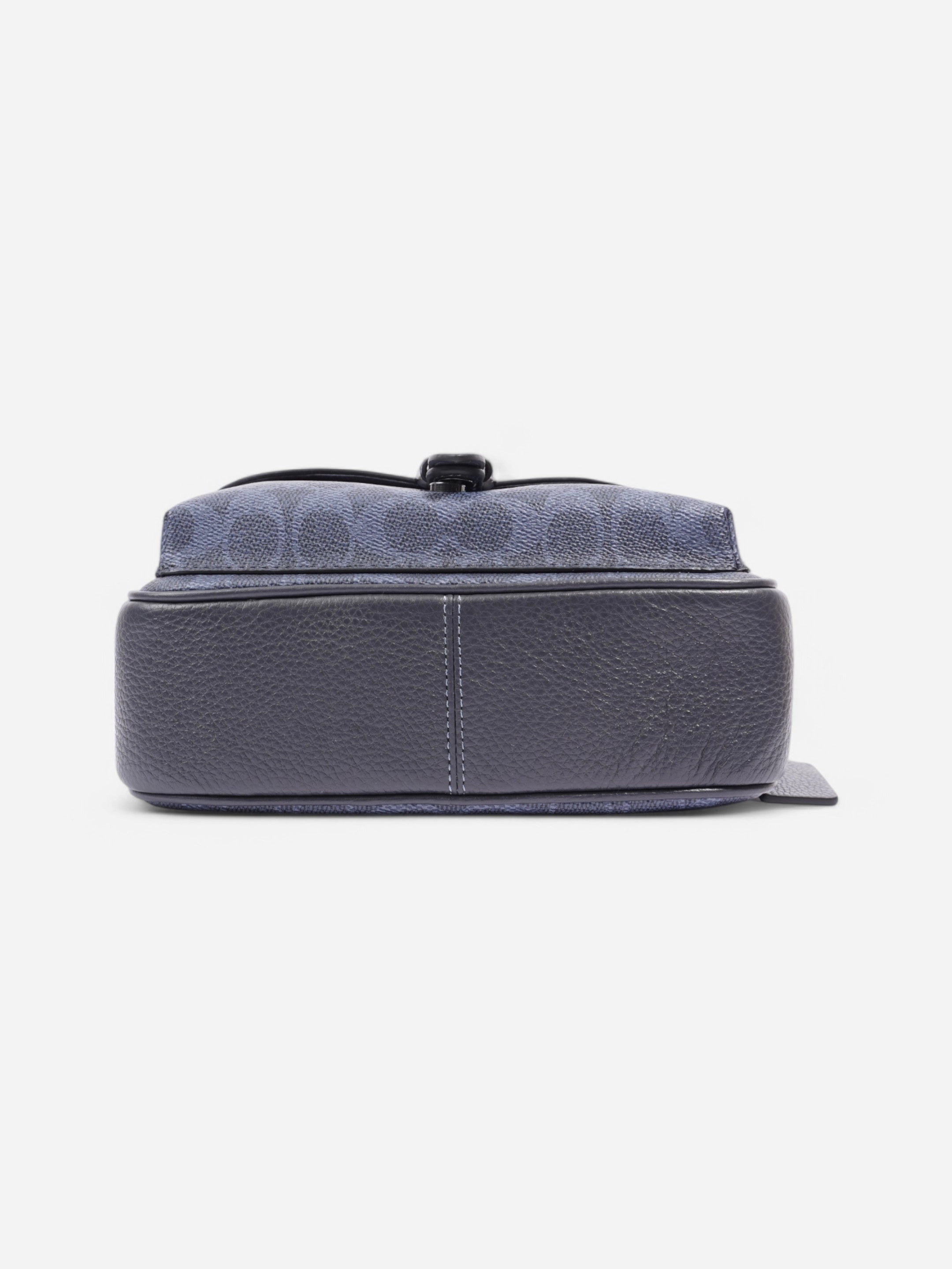 Coach Warner Crossbody Navy Coated Canvas
