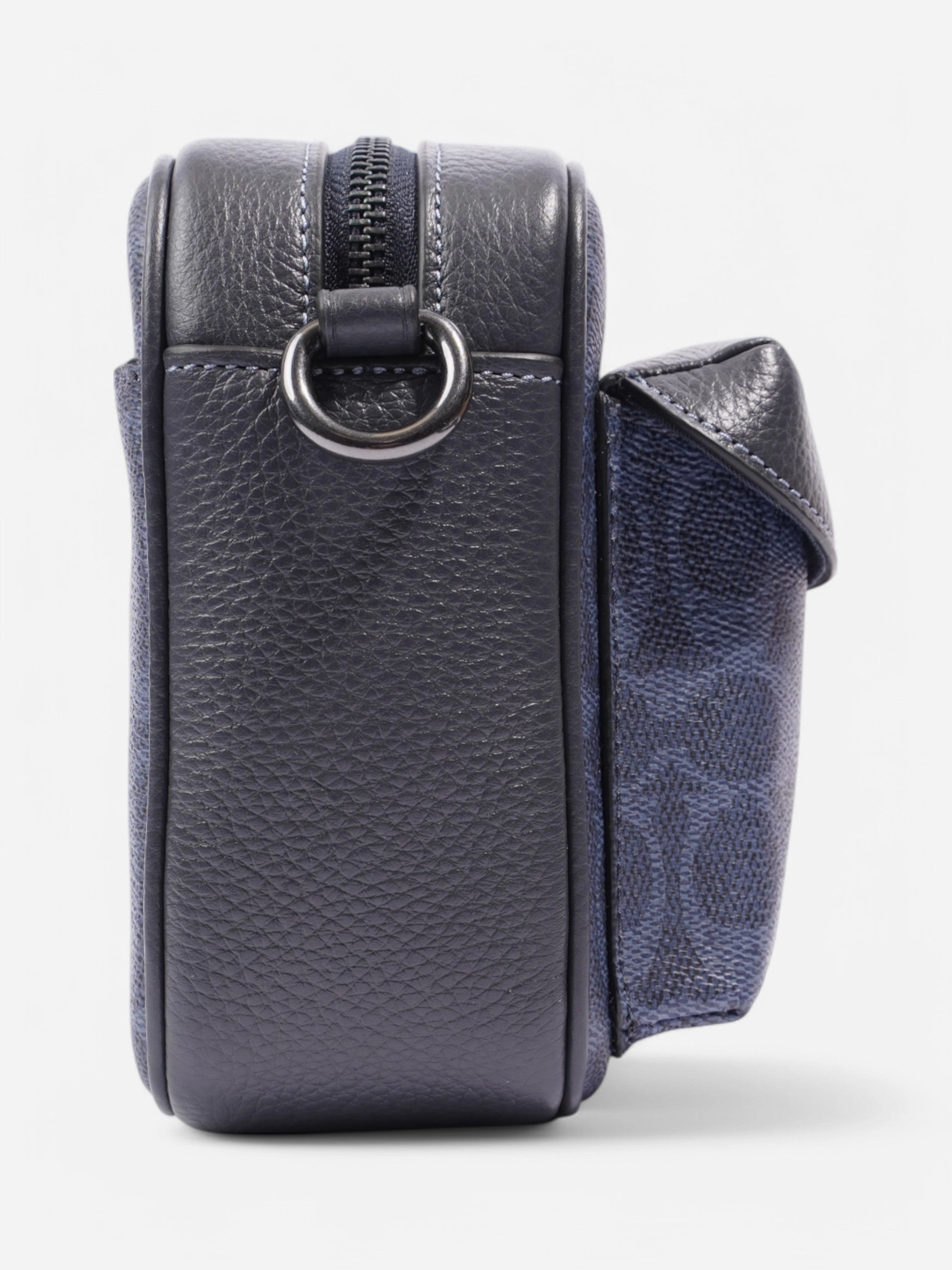 Coach Warner Crossbody Navy Coated Canvas