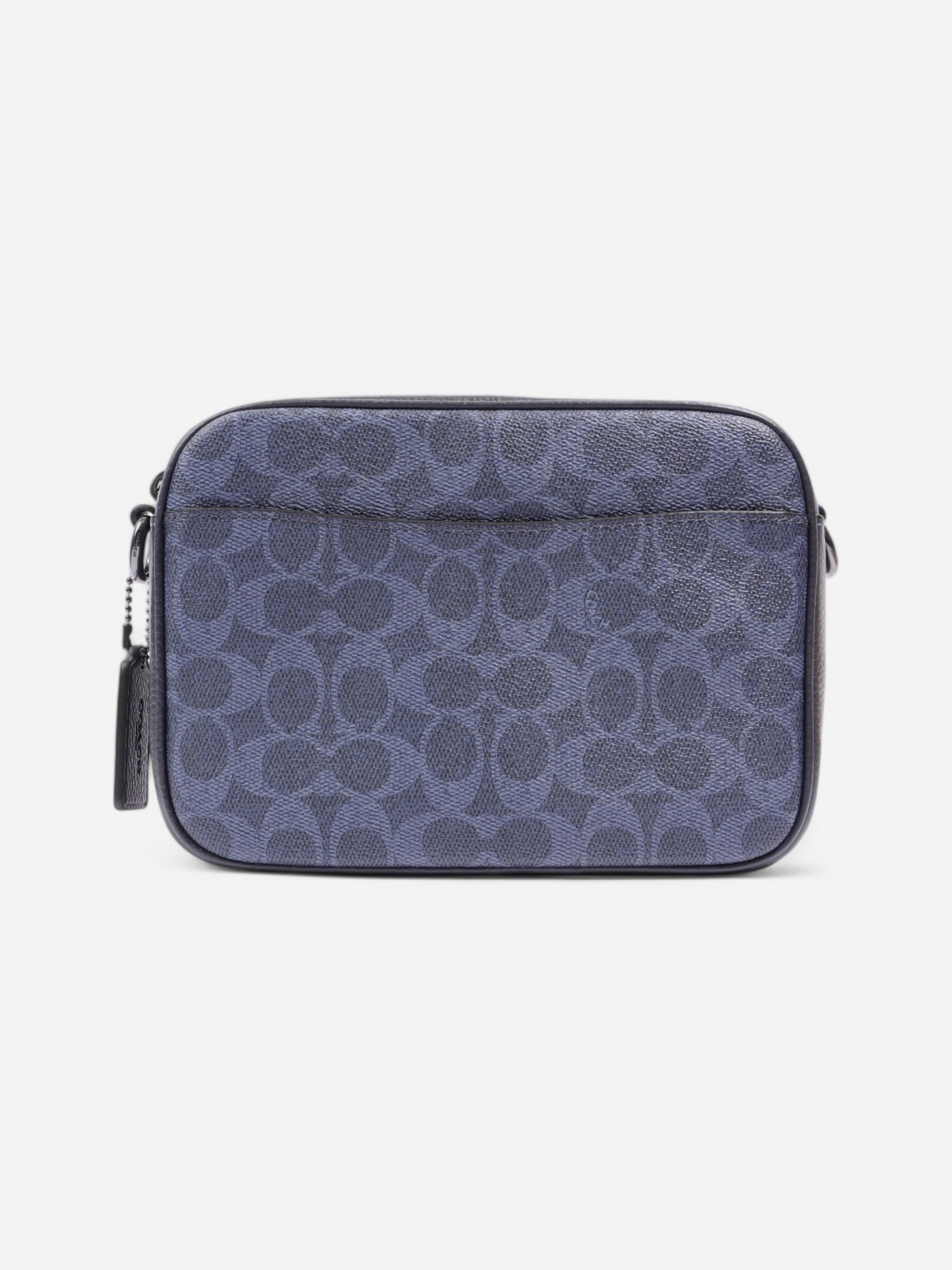 Coach Warner Crossbody Navy Coated Canvas