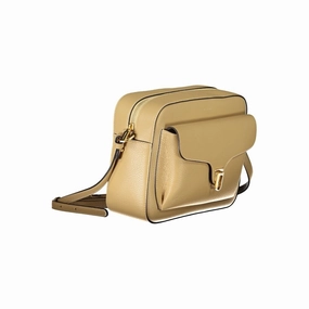 Coccinelle Beige Leather Women's Handbag