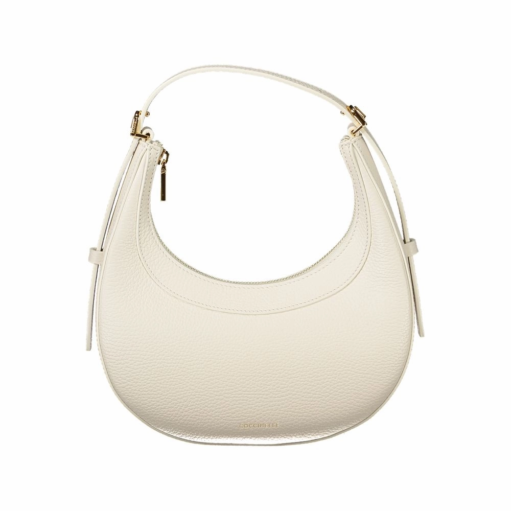 Coccinelle White Leather Handbag