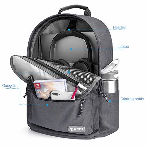 College Backpack, Tomtoc 15.6 Inch Laptop Backpack Computer Bag Daypack Travel Bag School