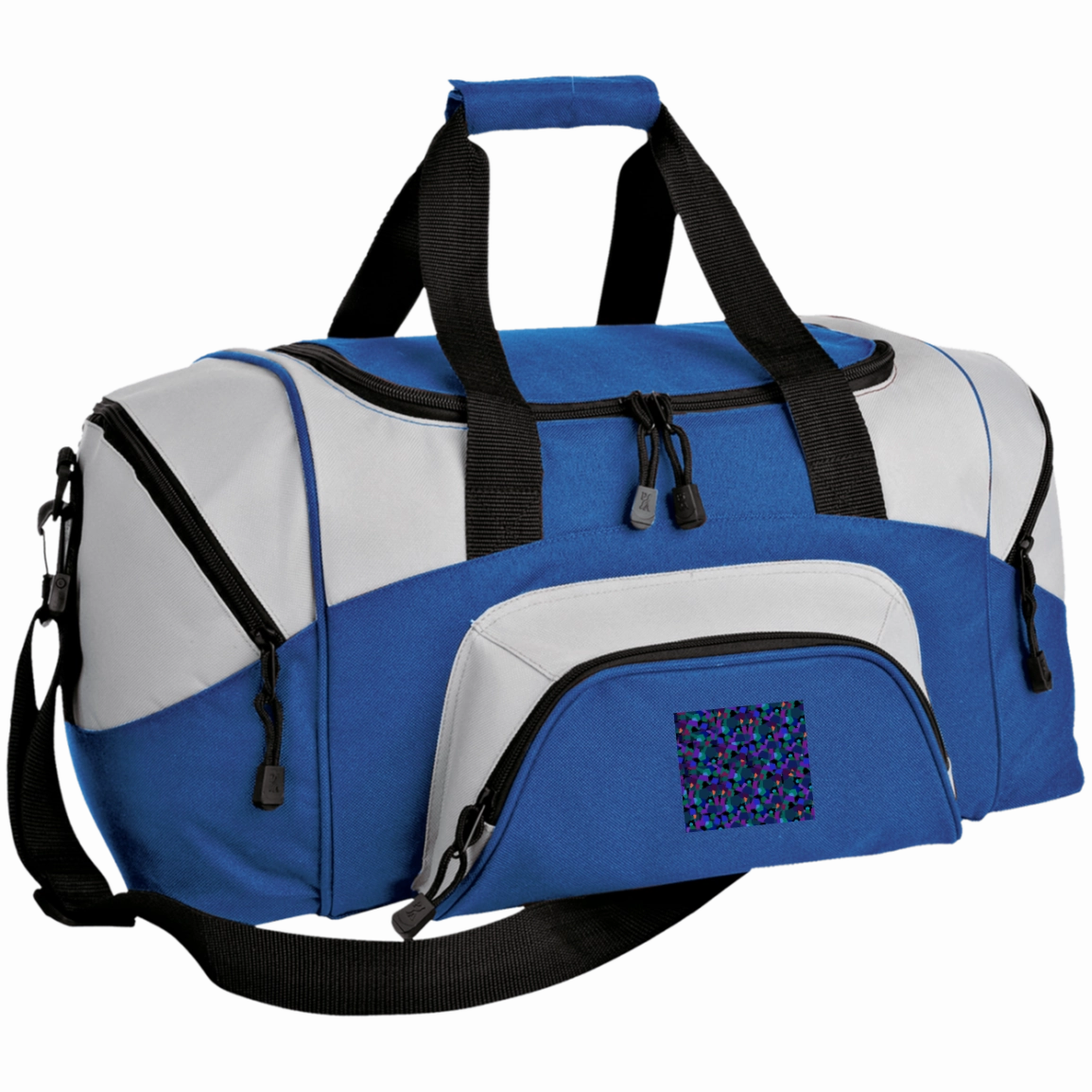 Colorblock Sport Duffel Bag