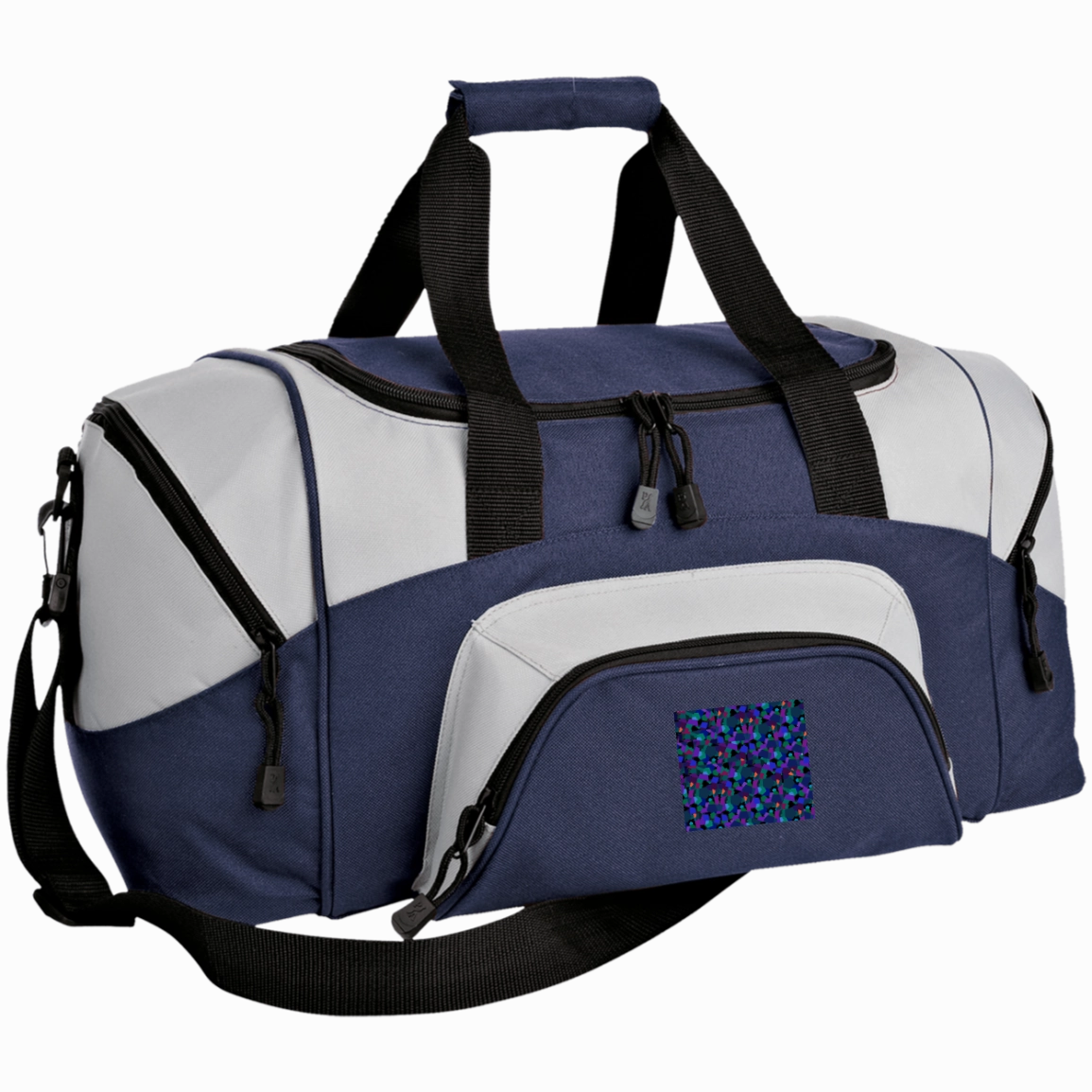 Colorblock Sport Duffel Bag