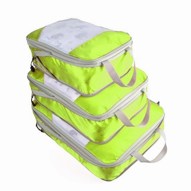 Compression Packing Cube Travel Luggage Organizer foldable/Kids/Nylon/Women/Men/Set/Ladies/Large/Waterproof/Travel Bag Organizer