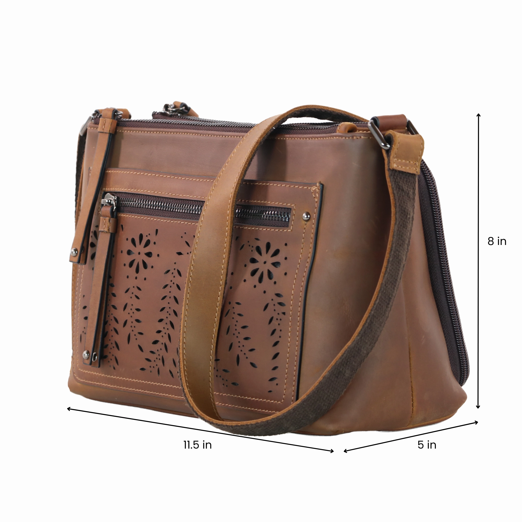Concealed Carry Brynlee Leather Crossbody Lady Conceal