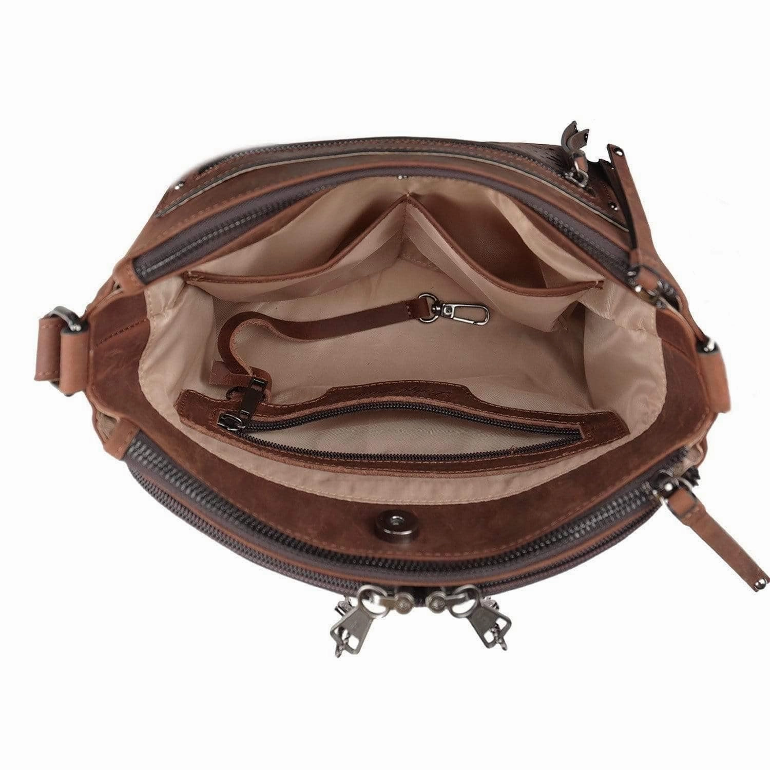 Concealed Carry Brynlee Leather Crossbody Lady Conceal