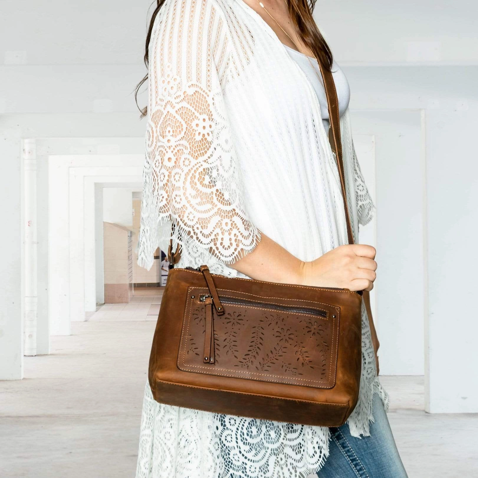 Concealed Carry Brynlee Leather Crossbody Lady Conceal