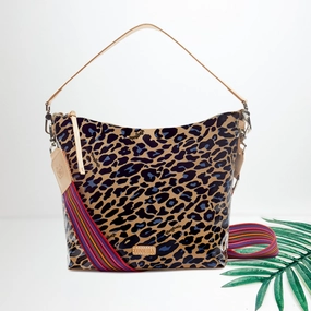 Consuela | Blue Jag Hobo Bag