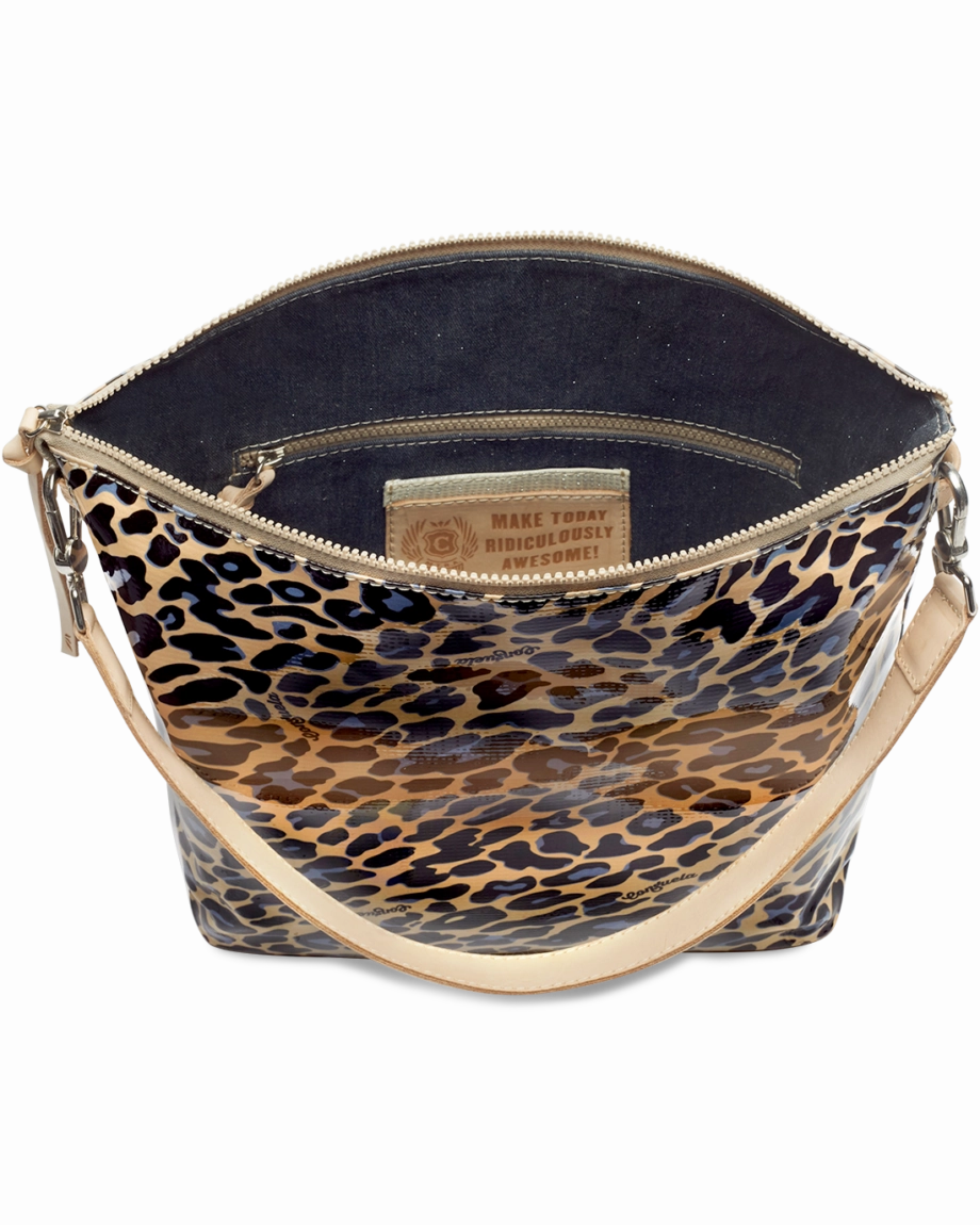Consuela | Blue Jag Hobo Bag