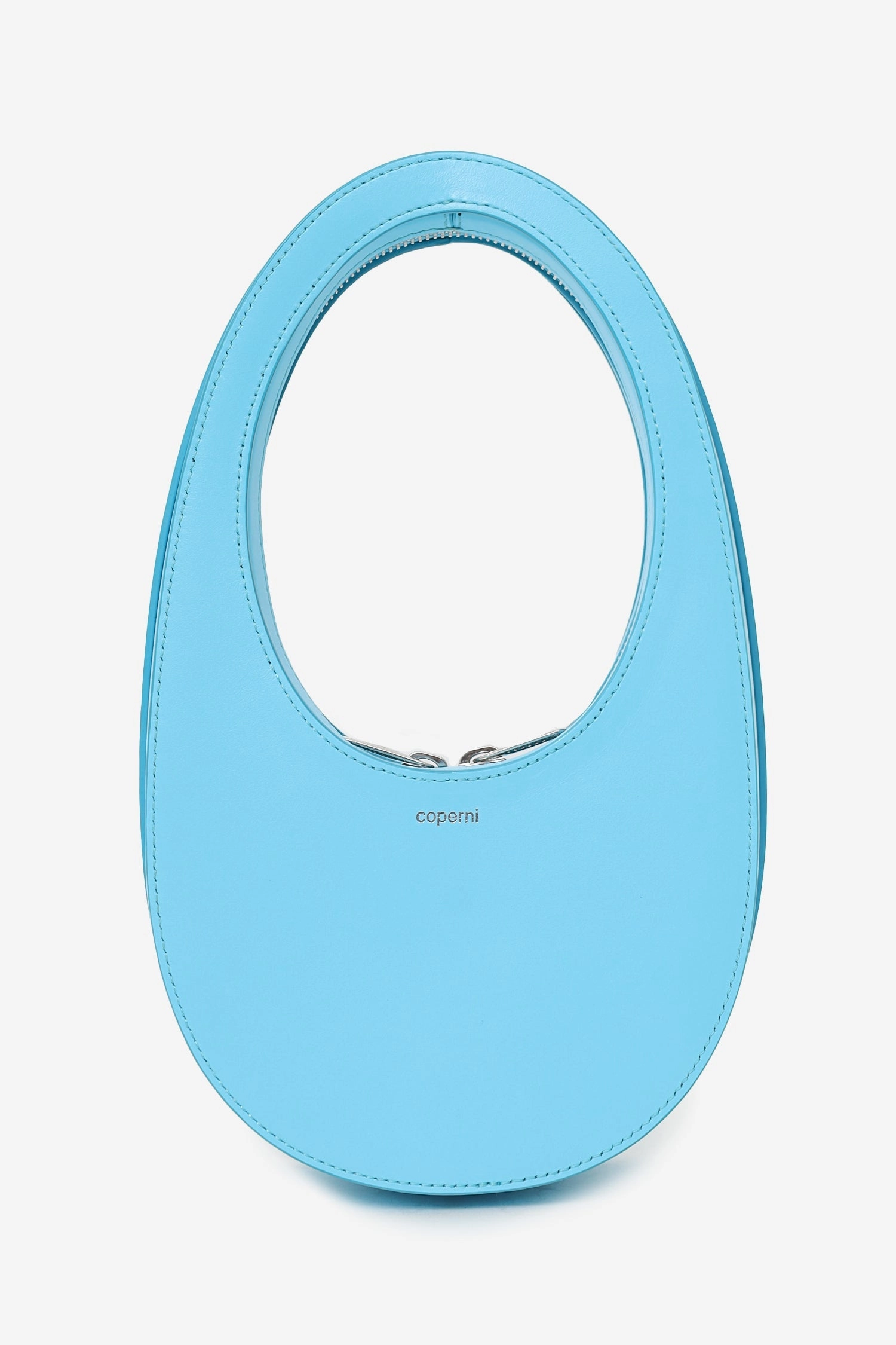 Coperni Blue Leather Mini Swipe Bag