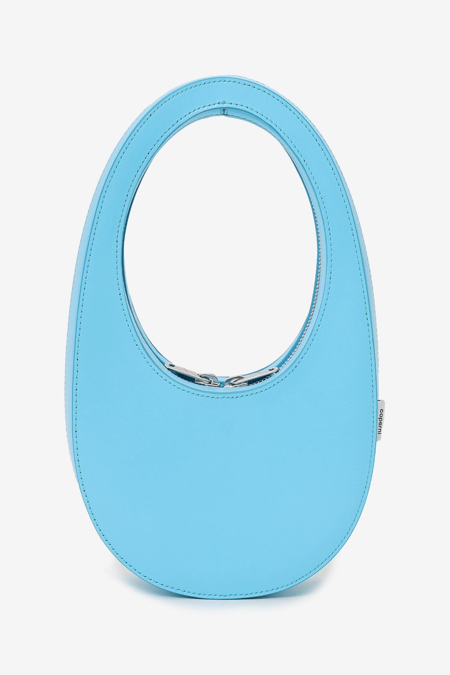 Coperni Blue Leather Mini Swipe Bag