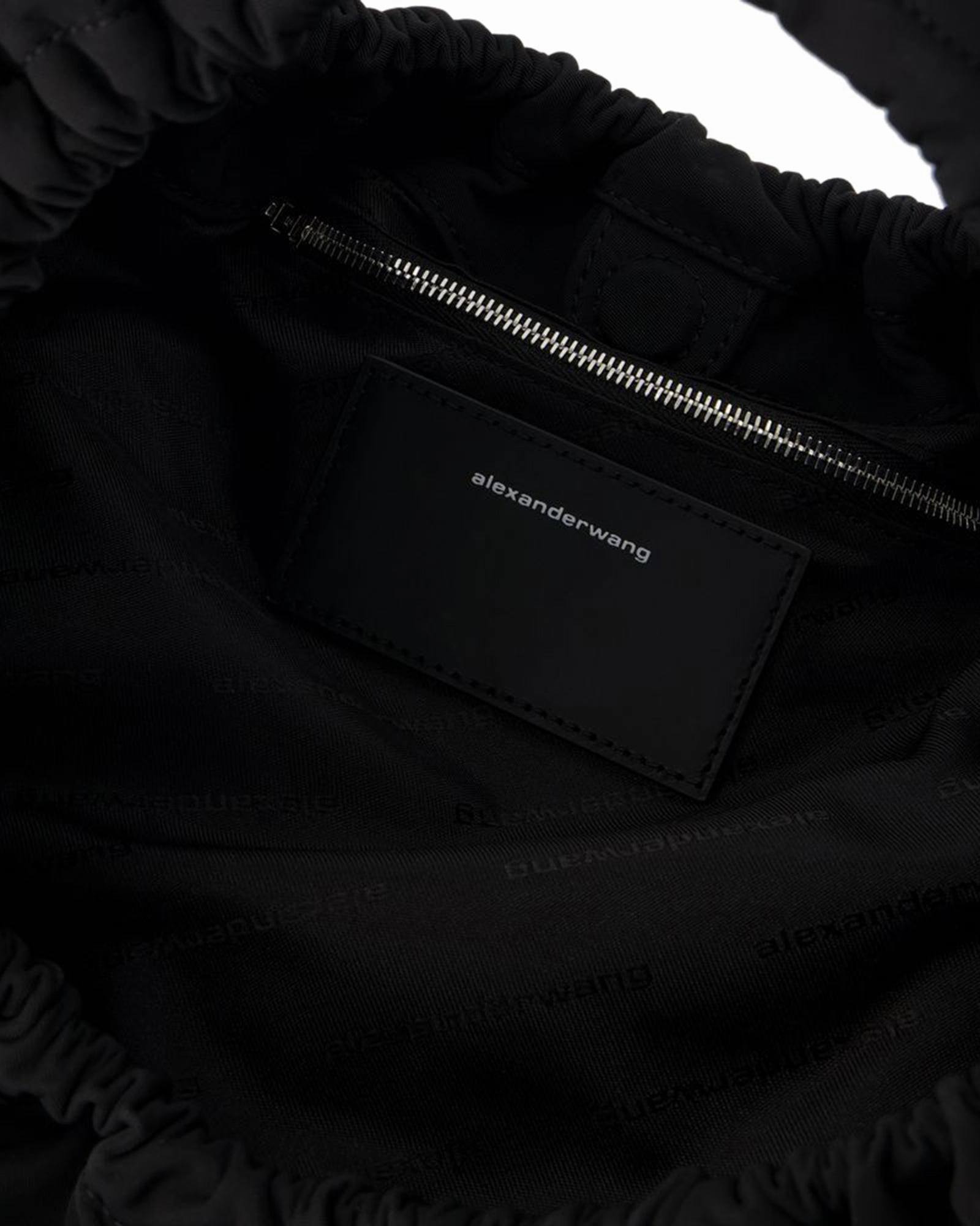 Crescent Medium Shoulder Bag - Alexander Wang - Nylon - Black