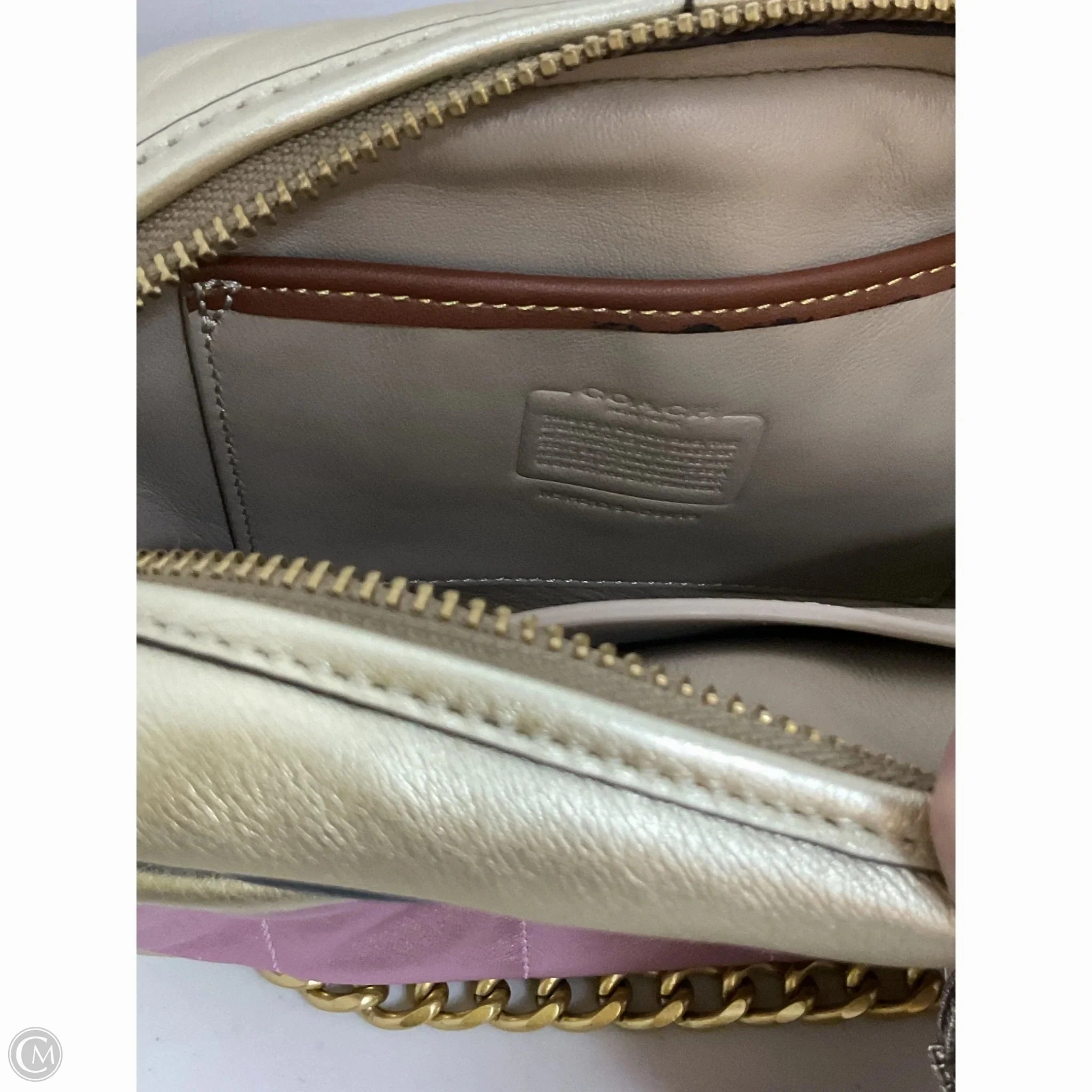 Crossbody Designer By Coach, Size: Small