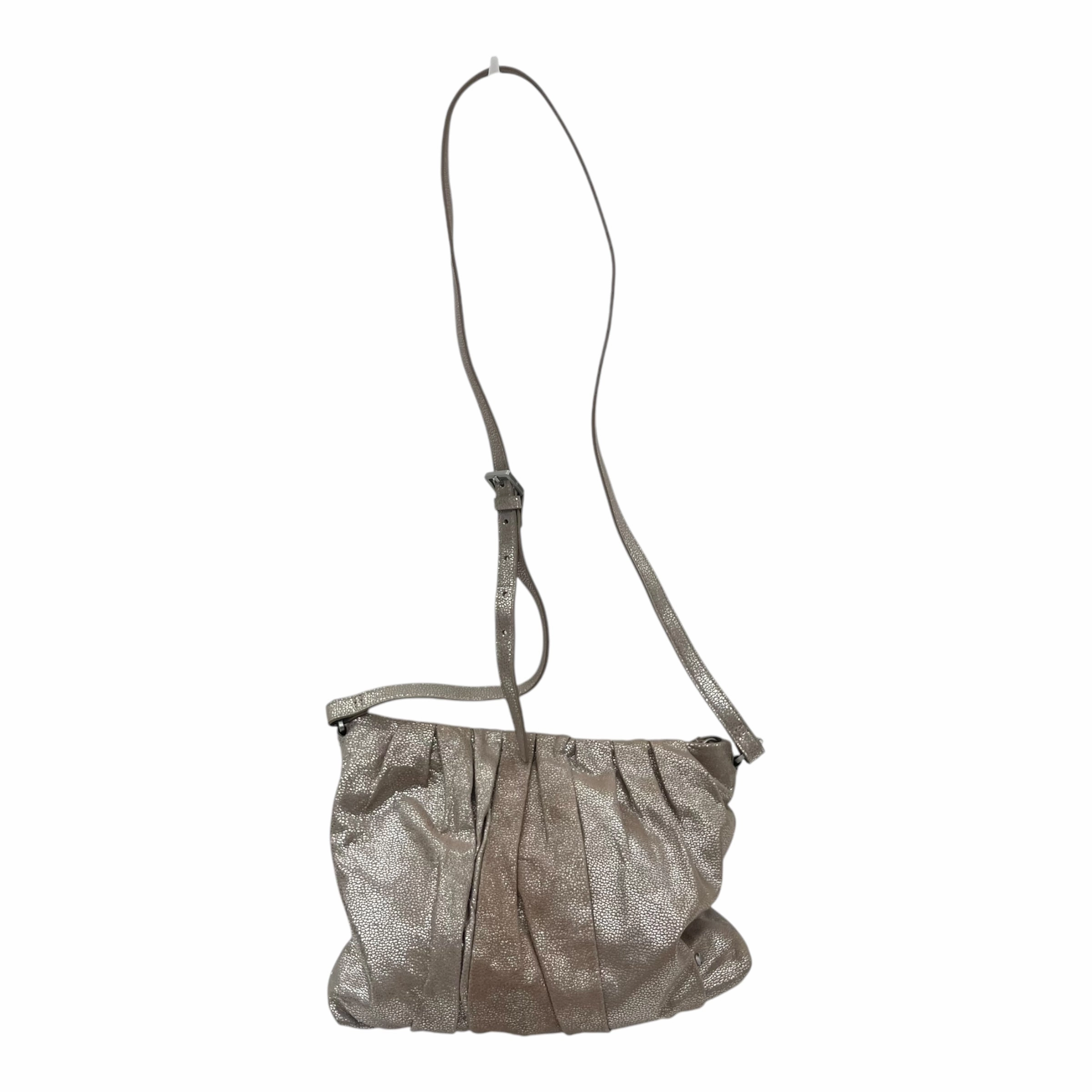 Crossbody Designer By Halston In Tan, Size:Medium