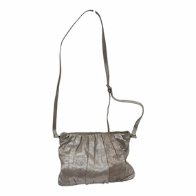 Crossbody Designer By Halston In Tan, Size:Medium