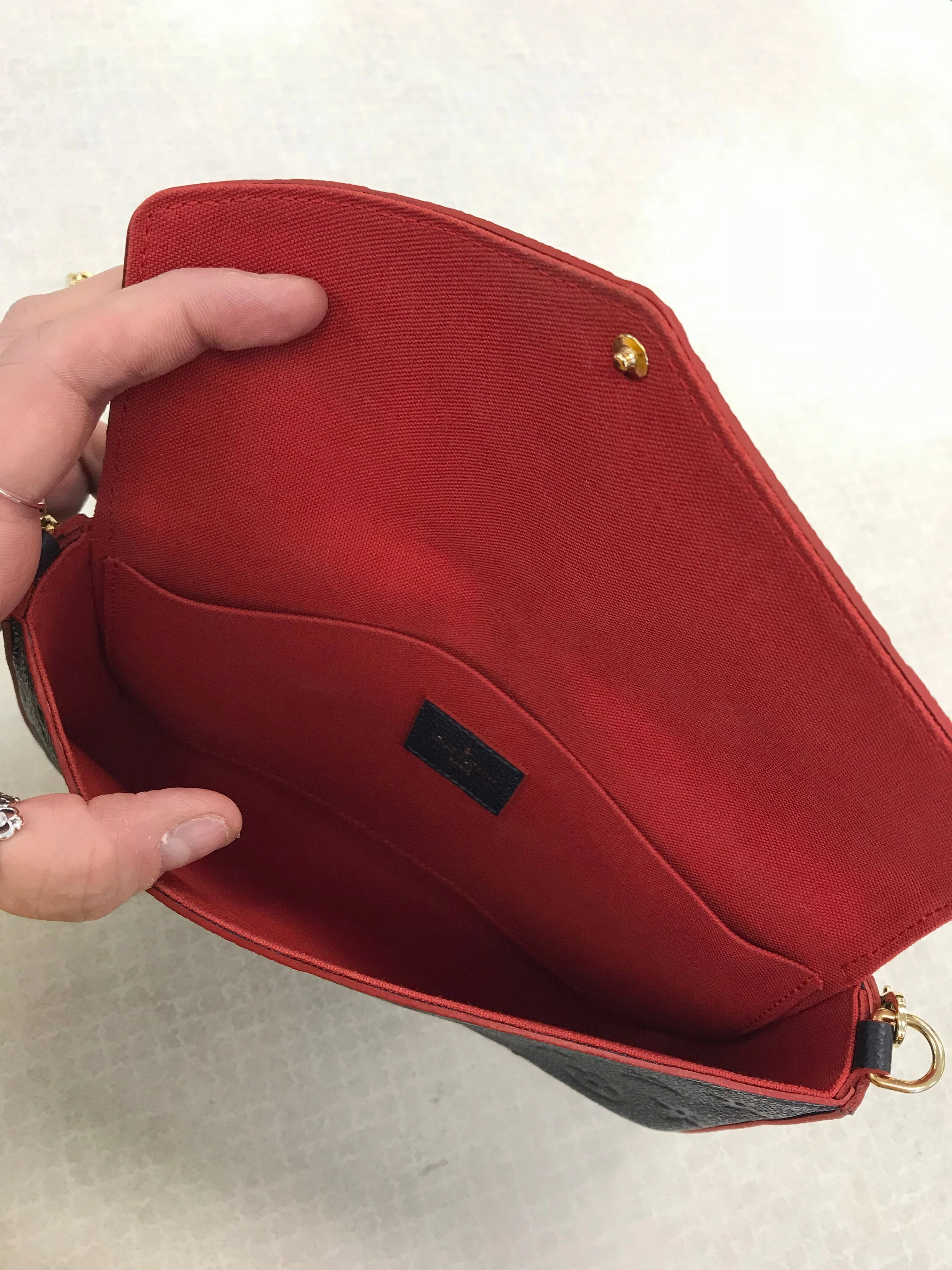 Crossbody Luxury Designer By Louis Vuitton In Blue & Red, Size:Small