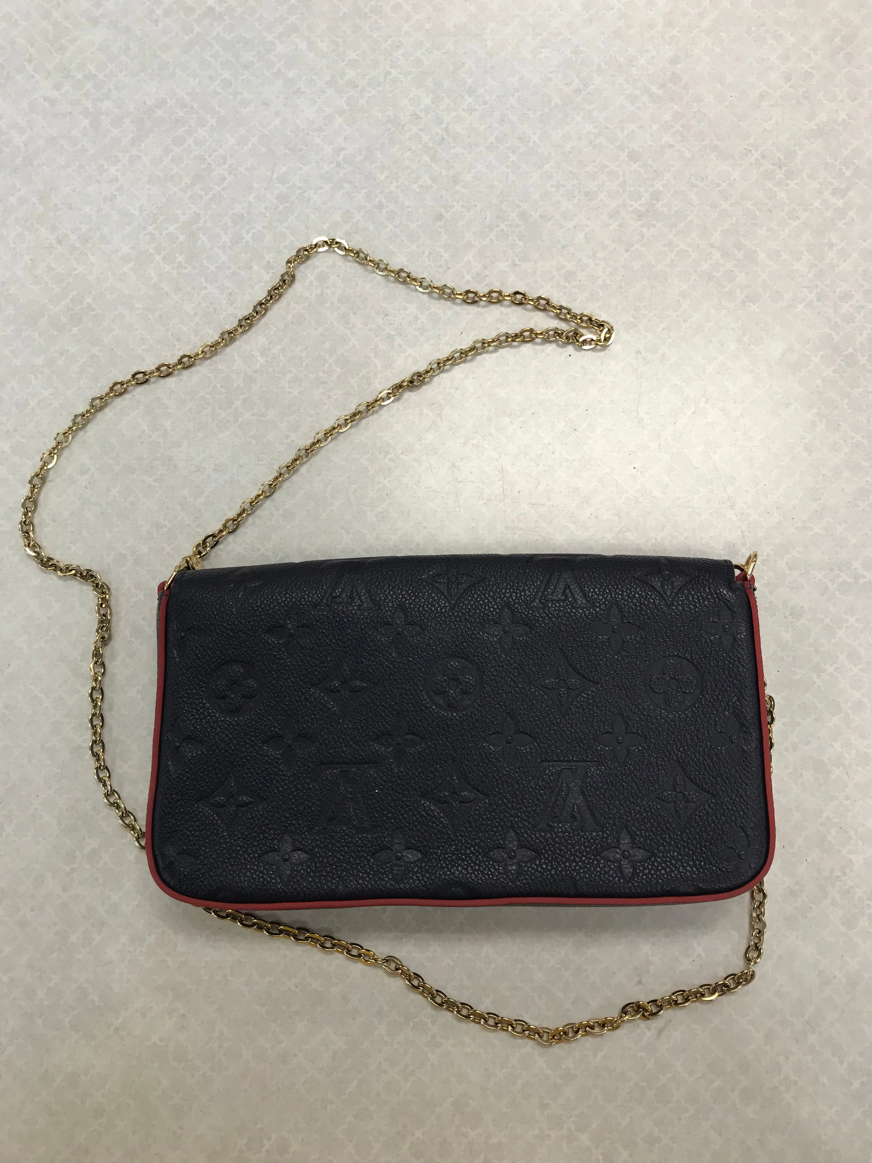 Crossbody Luxury Designer By Louis Vuitton In Blue & Red, Size:Small