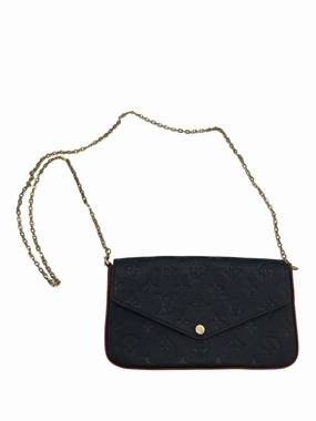 Crossbody Luxury Designer By Louis Vuitton In Blue & Red, Size:Small