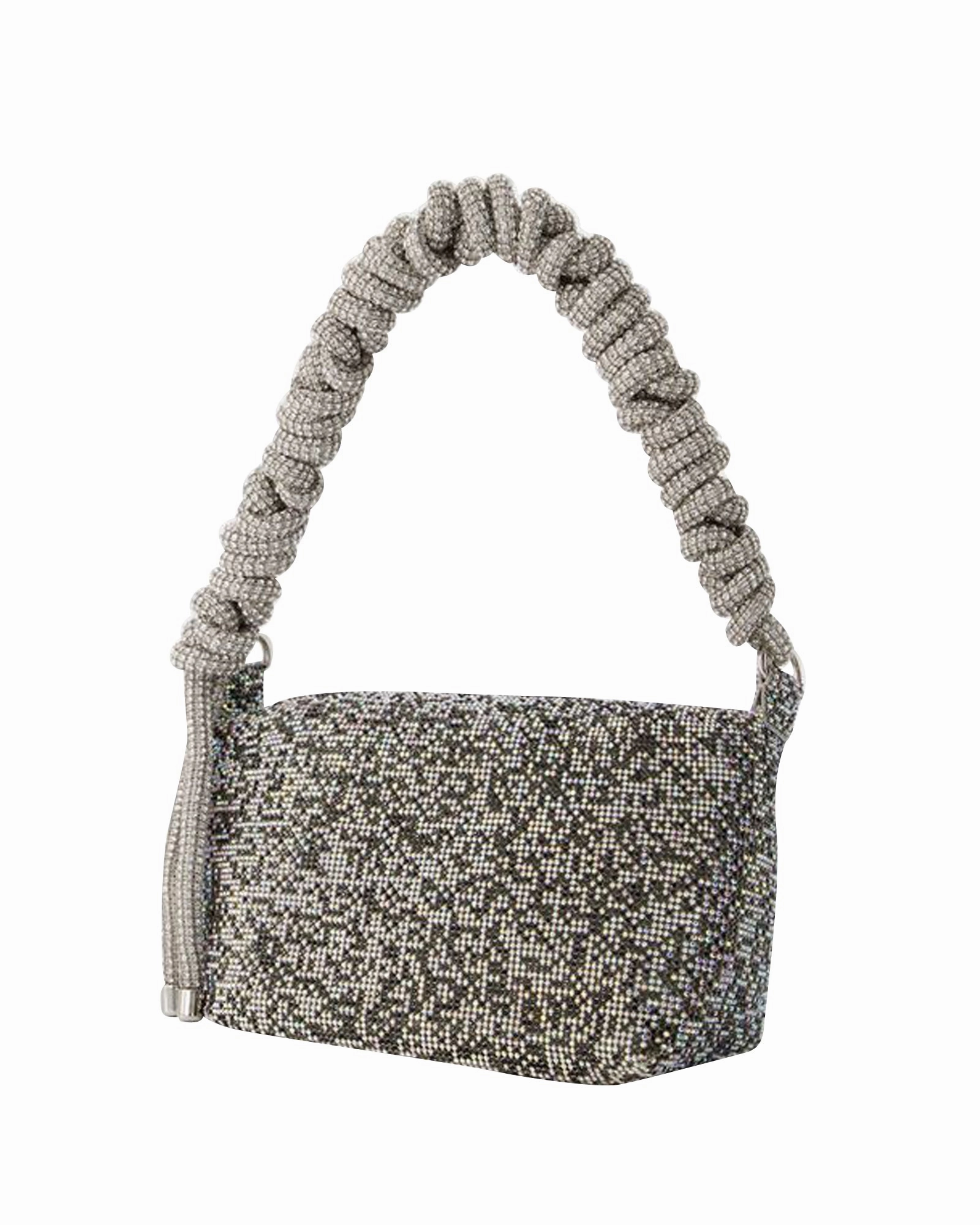 Crystal Mesh Bag - Kara - Polyester - Black Pixel
