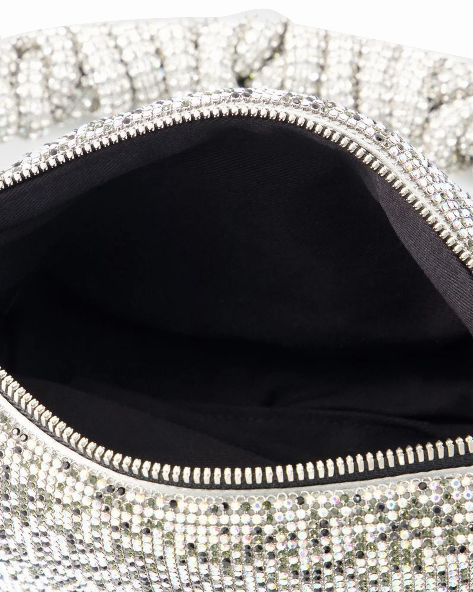 Crystal Mesh Bag - Kara - Polyester - Black Pixel