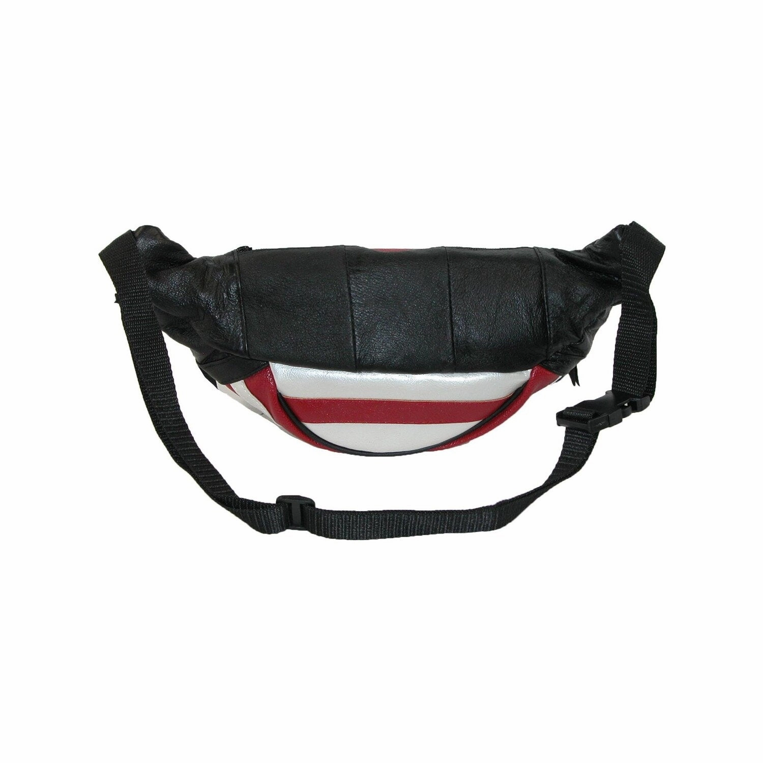 CTM Leather Patriotic American Flag waist Waist Pack - one size