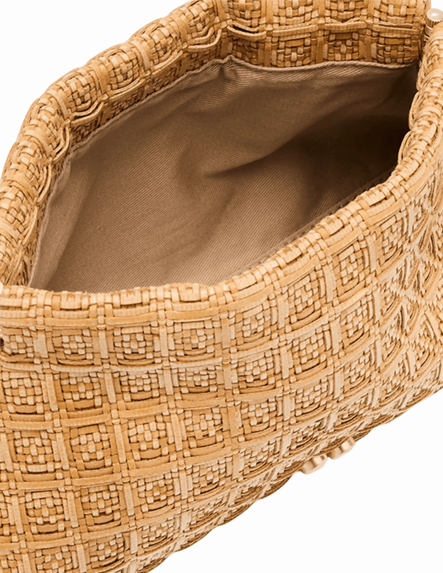Cult Gaia Lillia Mini Raffia Clutch