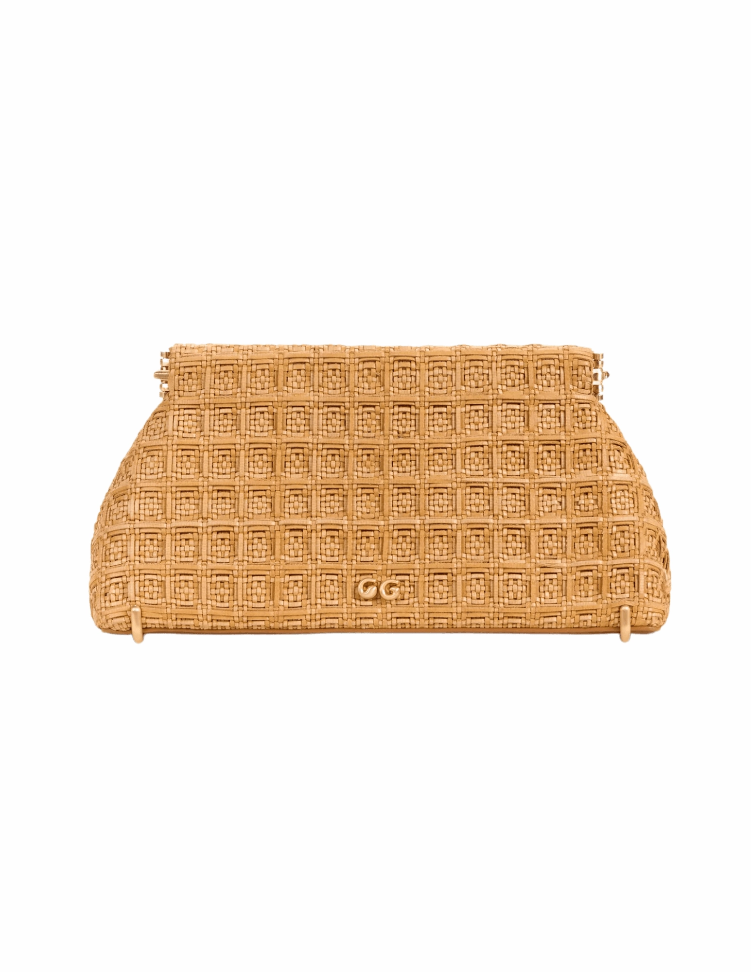 Cult Gaia Lillia Mini Raffia Clutch