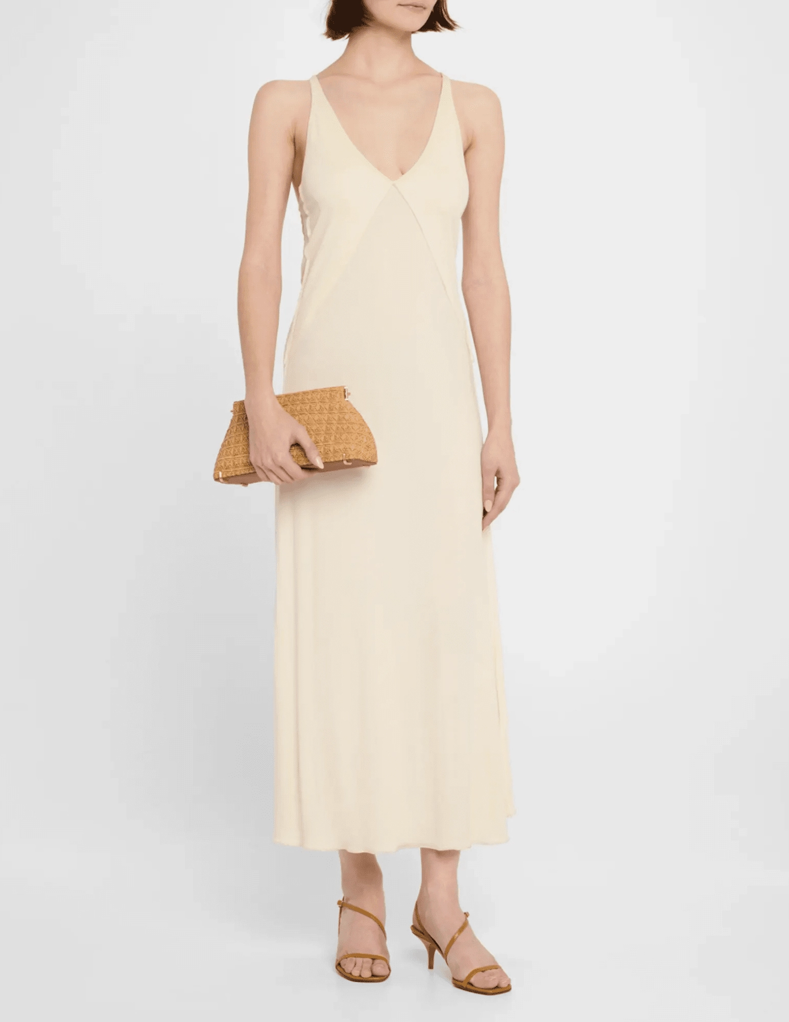 Cult Gaia Lillia Mini Raffia Clutch