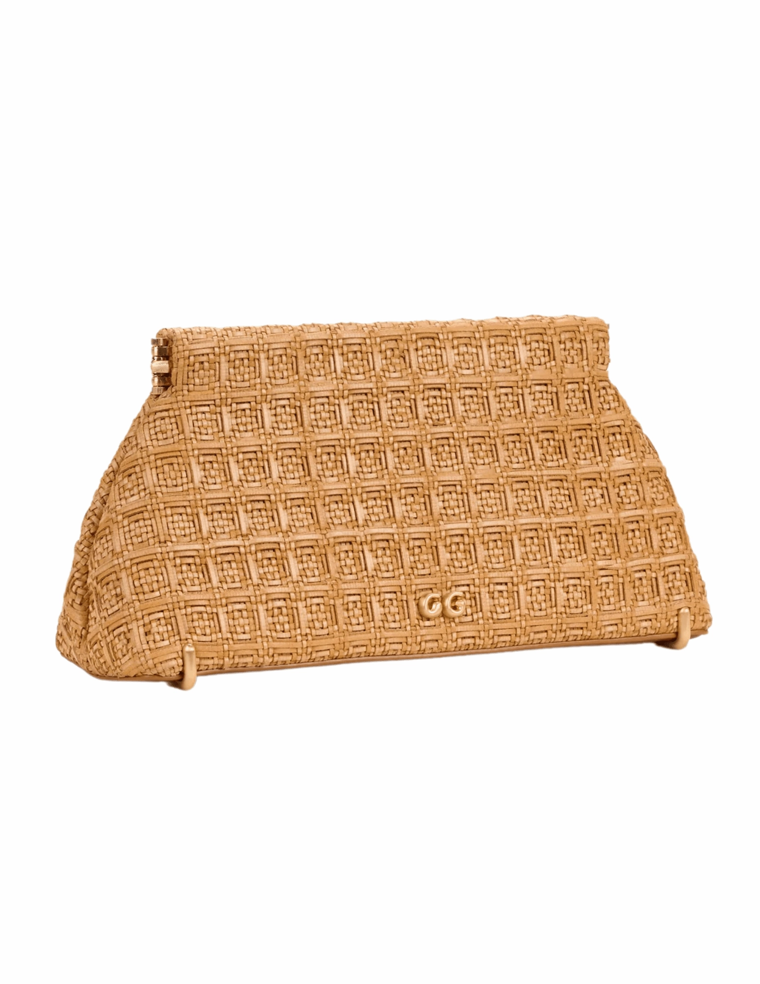 Cult Gaia Lillia Mini Raffia Clutch