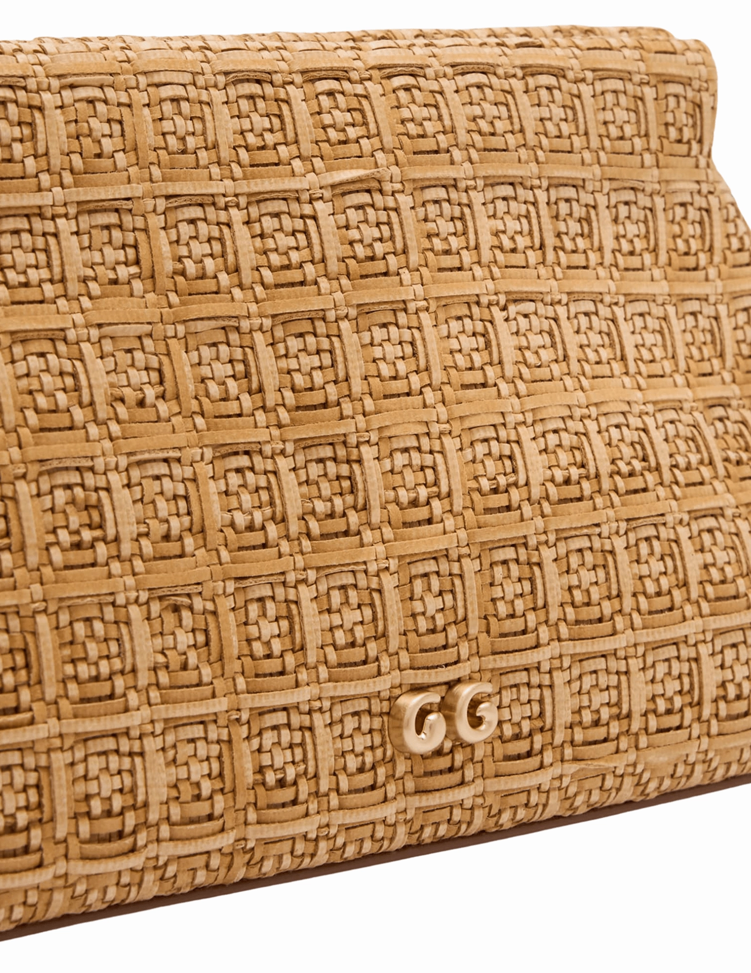 Cult Gaia Lillia Mini Raffia Clutch