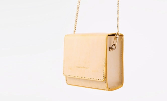Cute Leather Womens Mini Chain Crossbody Purse Makeup Tiny Chain Shoulder Bags for Women