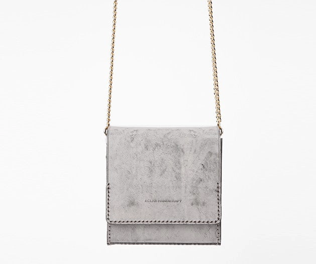 Cute Leather Womens Mini Chain Crossbody Purse Makeup Tiny Chain Shoulder Bags for Women