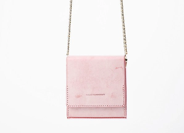 Cute Leather Womens Mini Chain Crossbody Purse Makeup Tiny Chain Shoulder Bags for Women