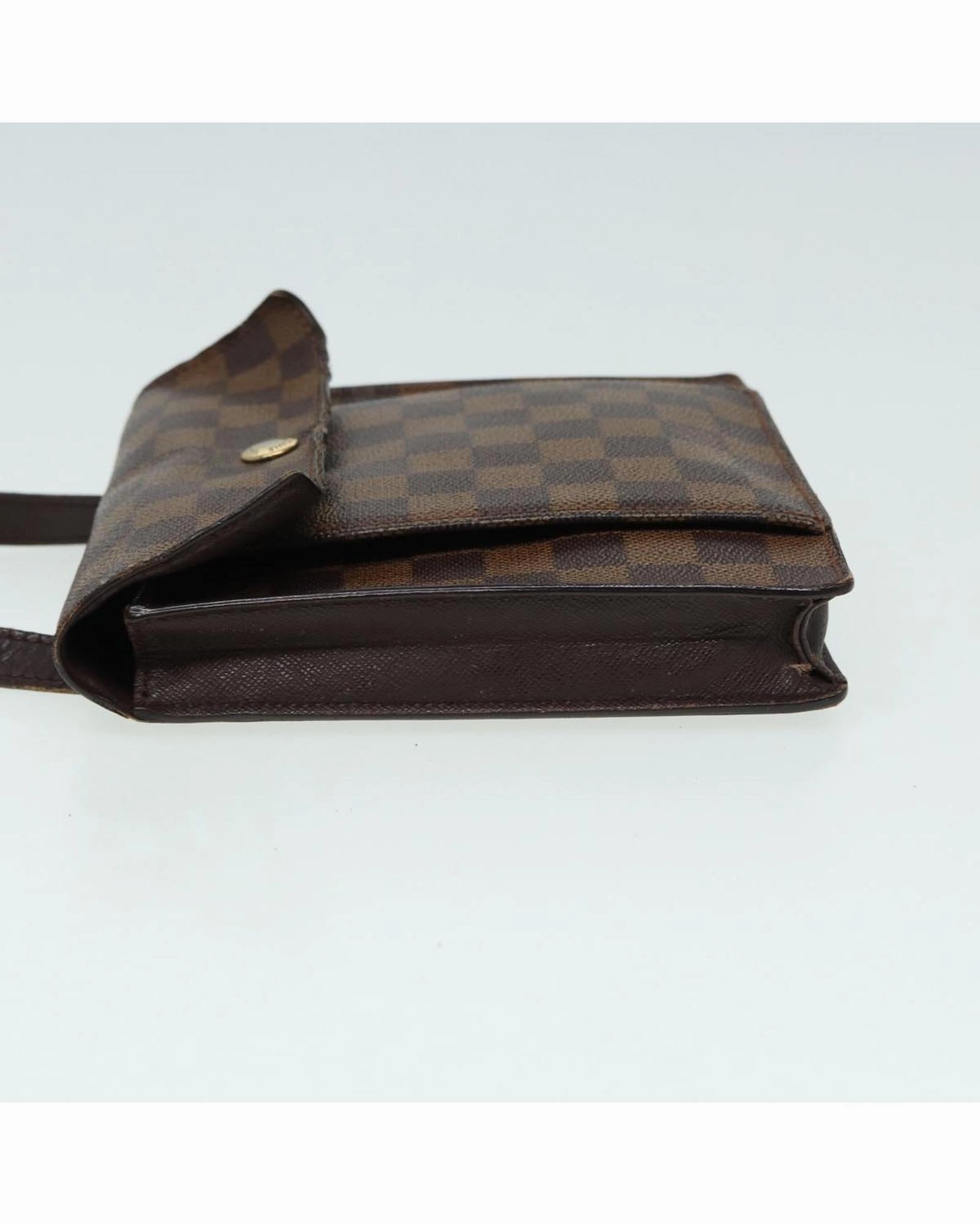 Damier Ebene Pochette Crossbody Bag