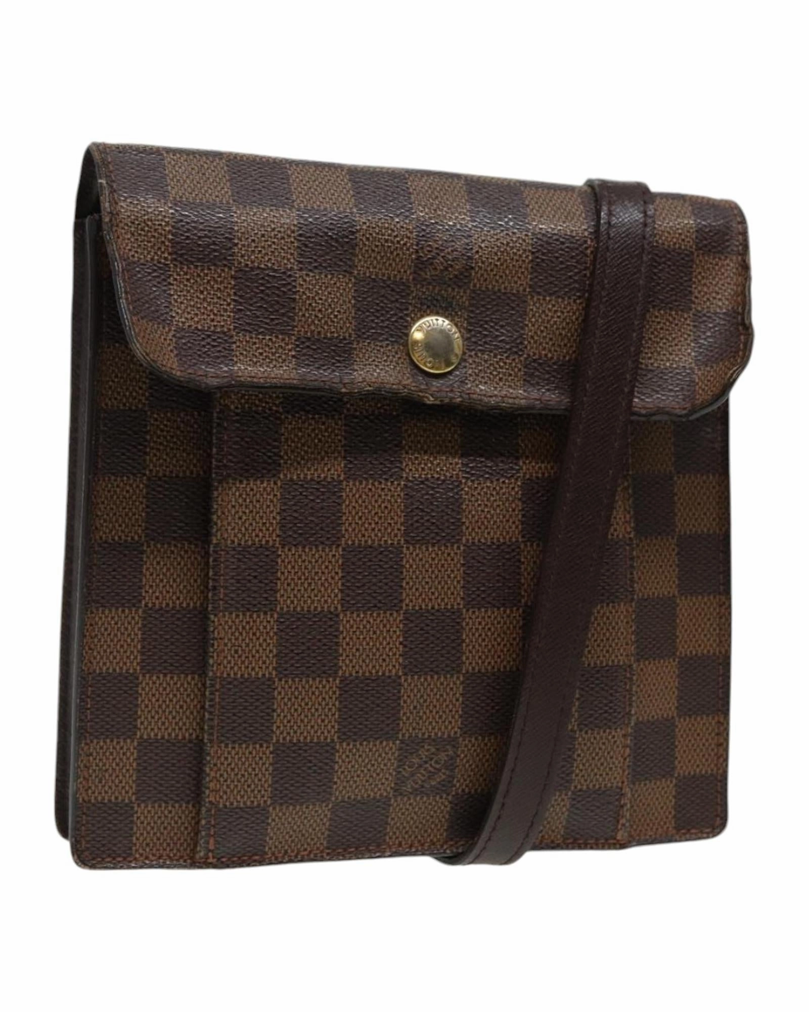 Damier Ebene Pochette Crossbody Bag