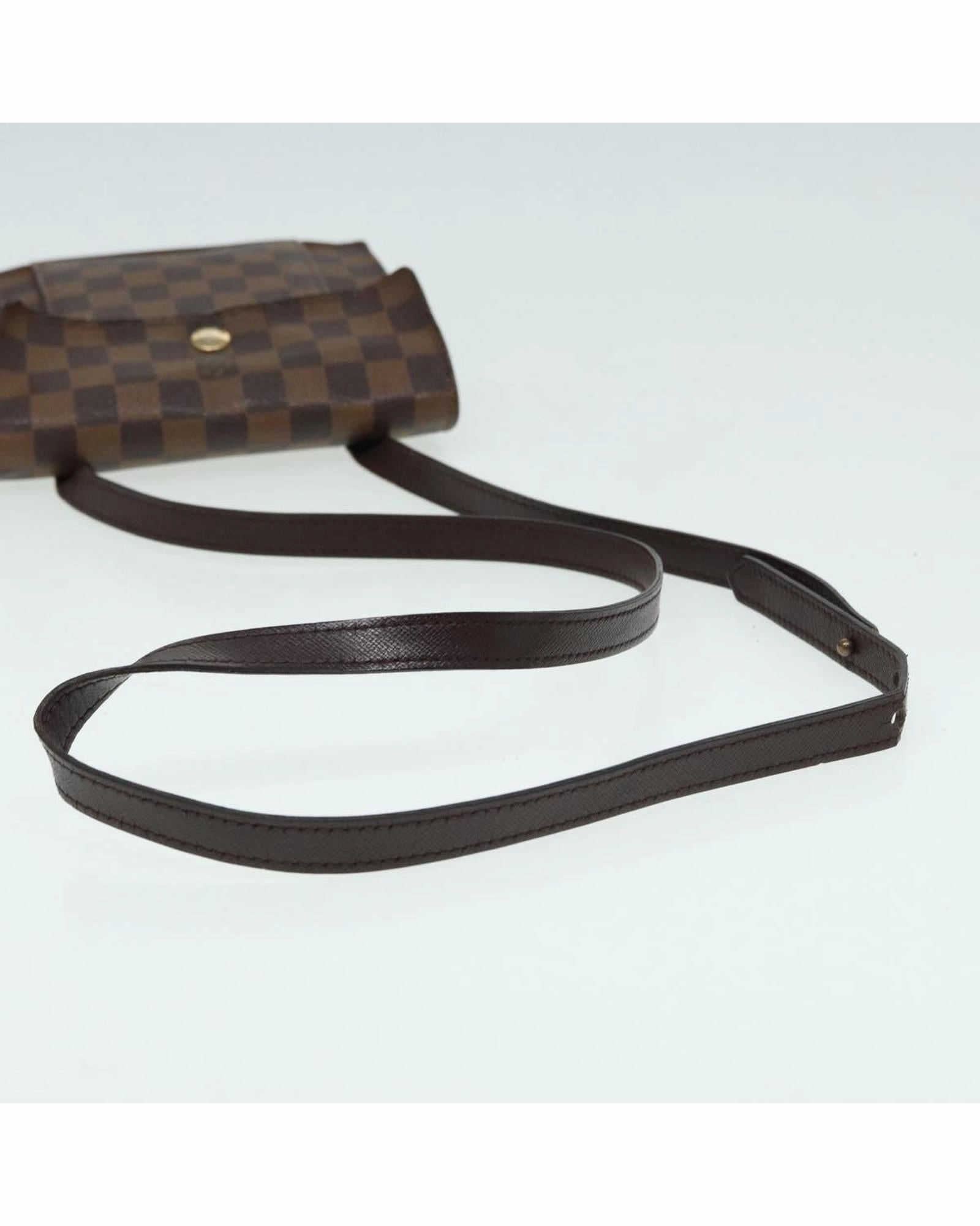 Damier Ebene Pochette Crossbody Bag