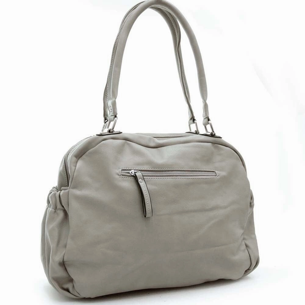 Dasein Multi Color Stripe Shoulder Bag Handbag Leather 16W X 10H X 4D