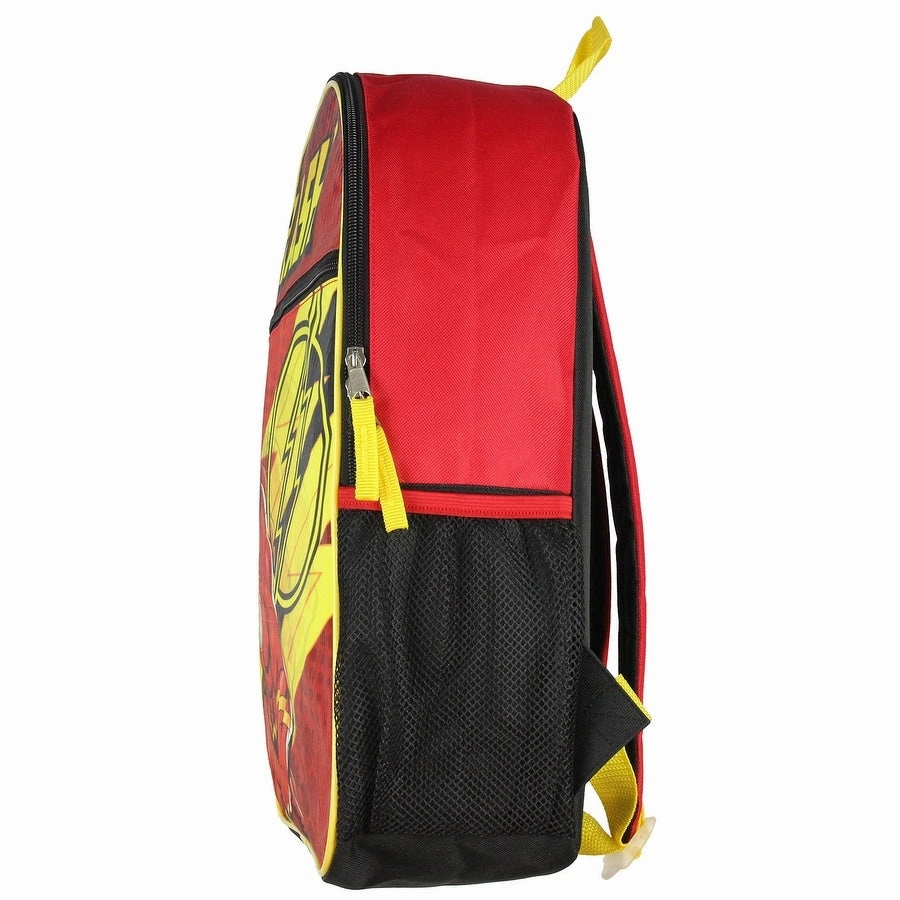 DC Comics The Flash 16" Flat front Backpack - One Size Fits Most